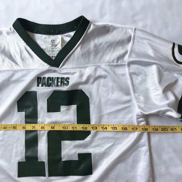 Aaron Rodgers #12 Green Bay Packers Youth Jersey XXL18 NFL Team Apparel Football - Picture 7 of 8